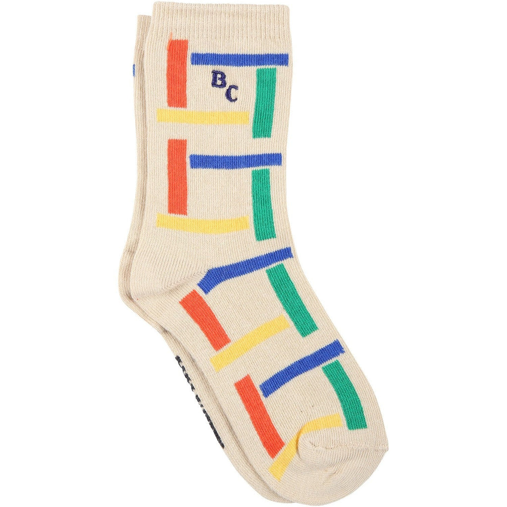 Kid's multicolor long socks-Bobo Choses-23-37