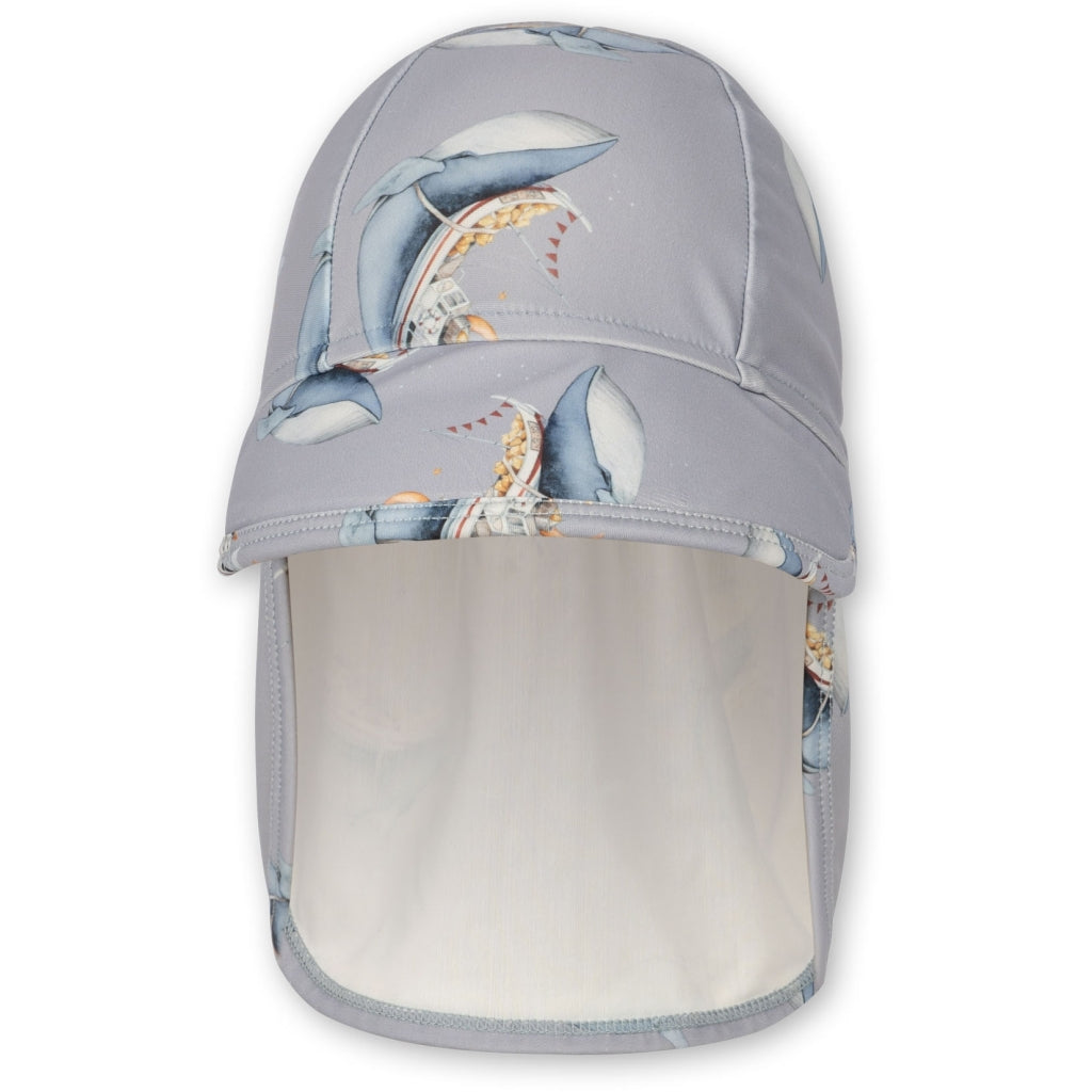 Children's sunhat Whale boat 3M-4Y Konges Slojd