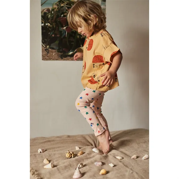 Kids organic cotton leggings multicolor stars - Bobo Choses-2-11 years