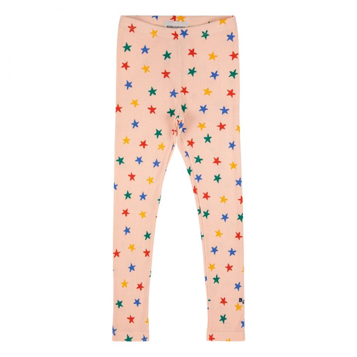 Kids organic cotton leggings multicolor stars - Bobo Choses-2-11 years
