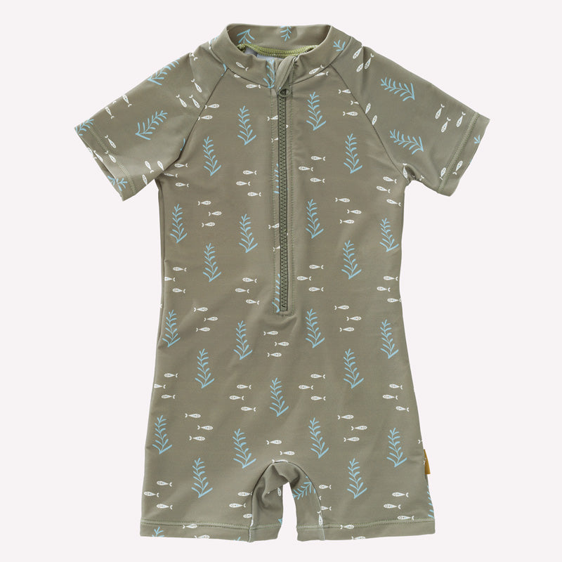 Παιδικό ολόσωμο μαγιό με προστασία UV50-Fresk Ocean Sea Green-3M-7Y