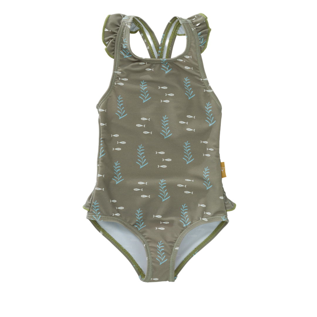 Kid's tanksuit with UV50 protection-Fresk Ocean Sea Green-3M-8Y