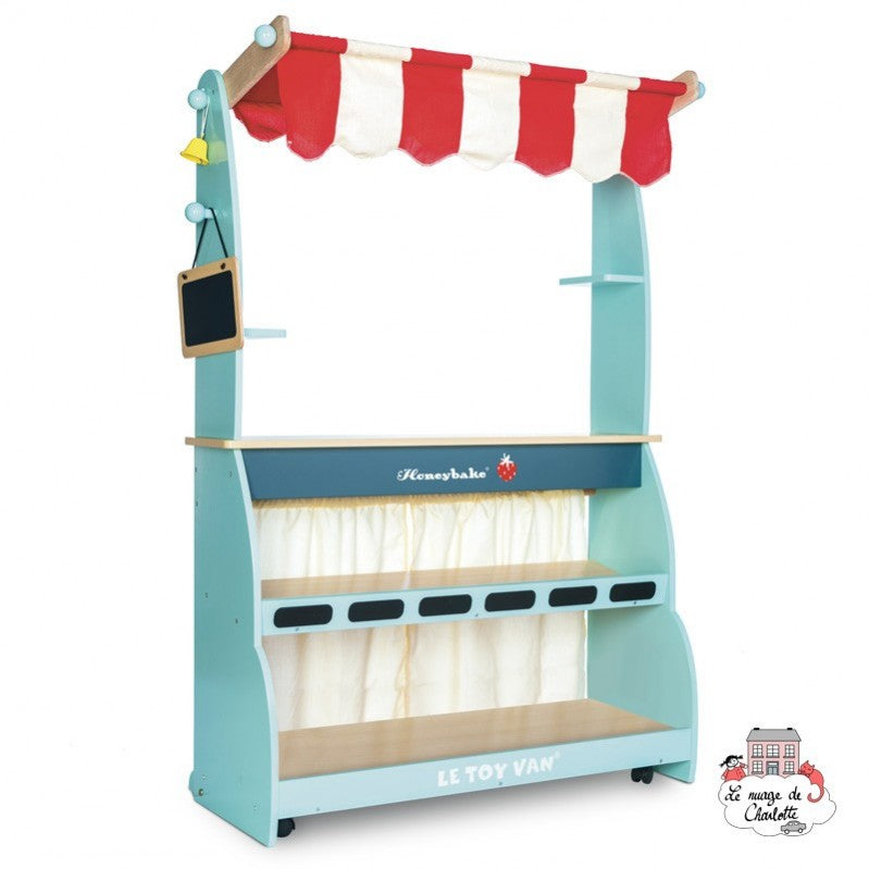 Ξύλινο παιχνίδι ρόλων Supermarket-Cafe shop Le Toy Van 90x36x122cm LTV-TV 317