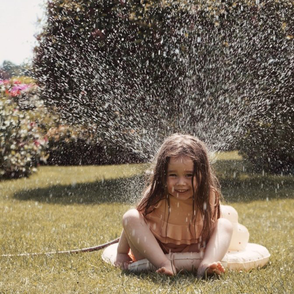 Παιδικό φουσκωτό στρώμα θαλάσσης Sprinkler πουά μπορντό  62x29cm-Konges Slojd