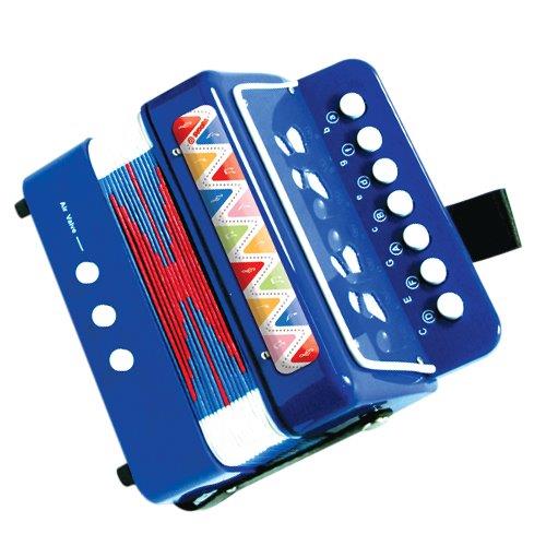 Svoora Blue Accordion with 7 keys (14 notes)