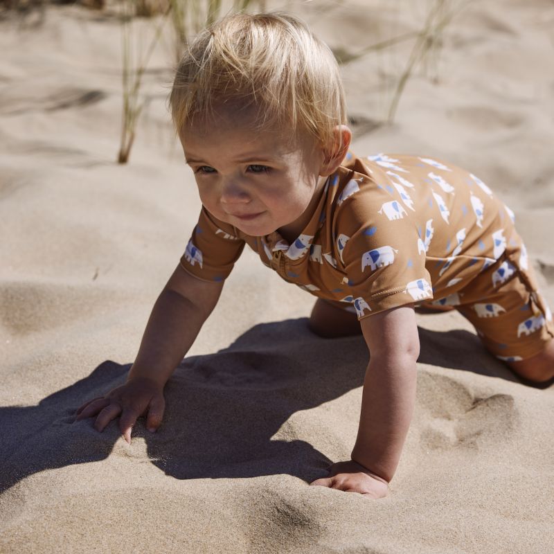 Παιδικό ολόσωμο μαγιό με προστασία UV50-Fresk Elephant 5-6 Y