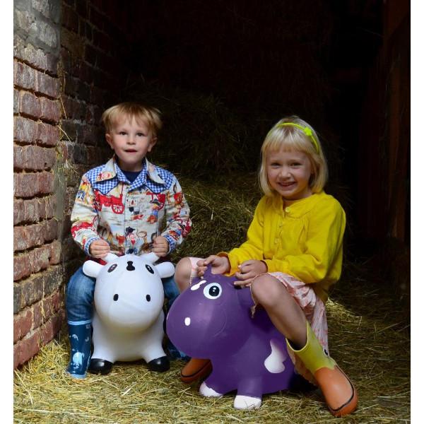 Φουσκωτό παιδικό παιχνίδι κίτρινο/μουσταρδί Bella the Cow KMC150515 12μηνων+