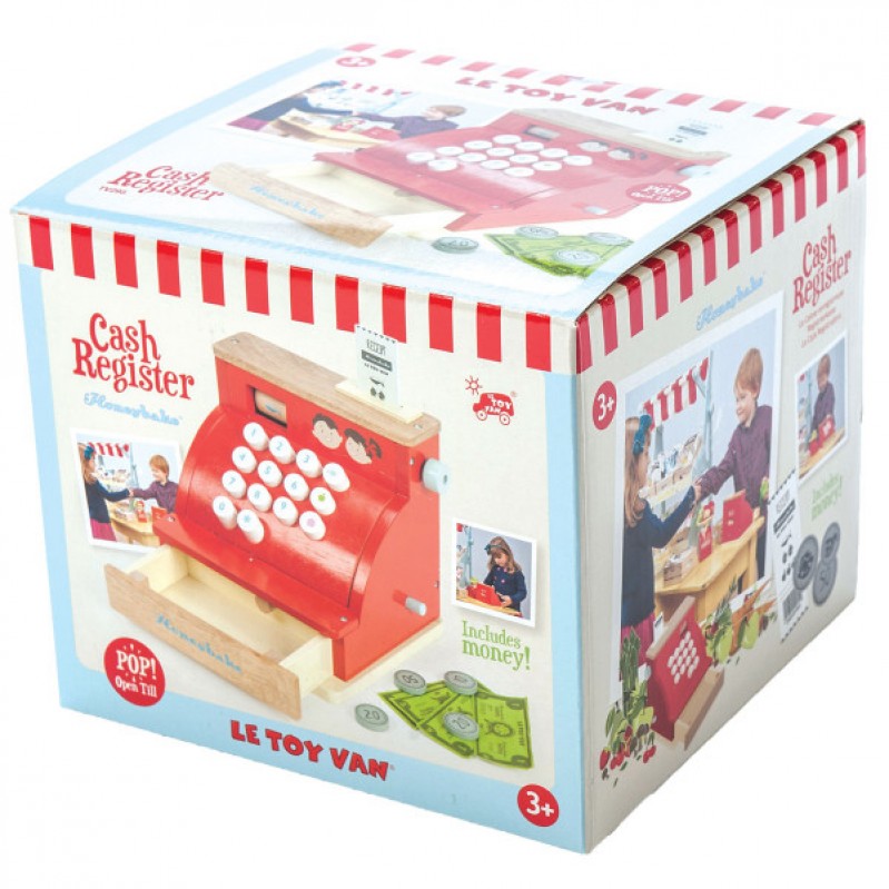 Ξύλινο Παιδικό Παιχνίδι Ταμειακή Μηχανή Le Toy Van TV295