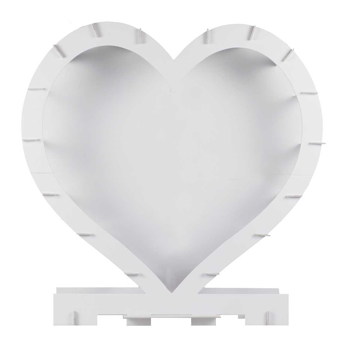 Heart Shaped Balloon Mosaic Stand 60x60x15cm